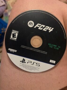 FC 24 PS5 Game Disc - Black and White no case